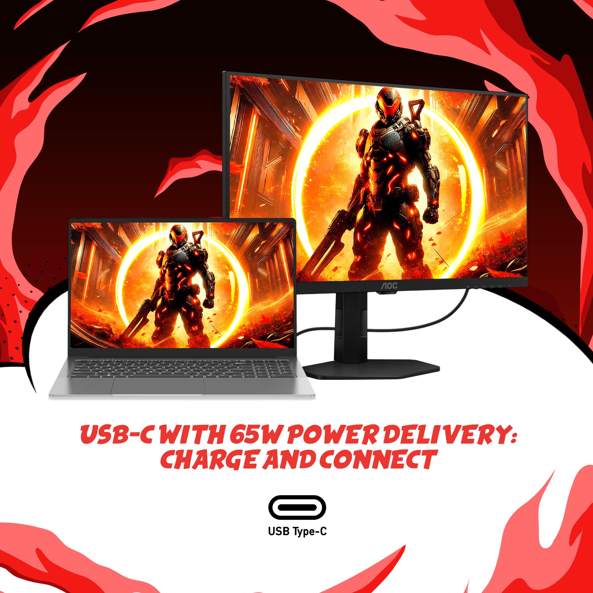 Amazon.co.jp: AOC 27インチ スマートゲーミングモニター QHD 180Hz VA